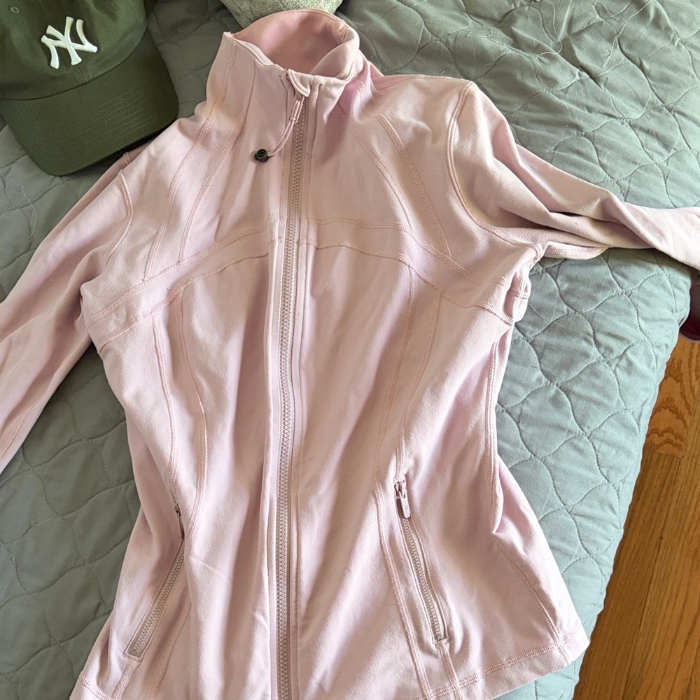 lululemon athletica Pale Pink Zip-Up Utility Jacket